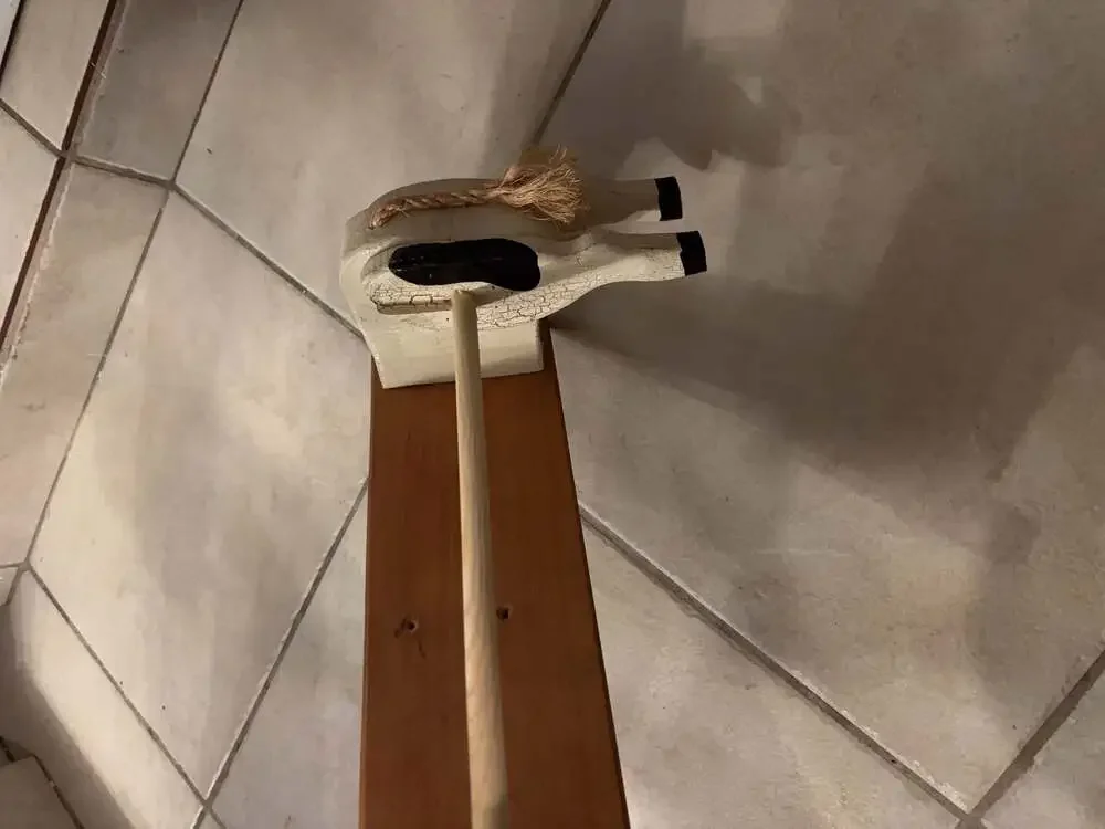 Vintage Wooden Cow Wall Mounted Hand/Bath Towel Holder Folk Art Decor